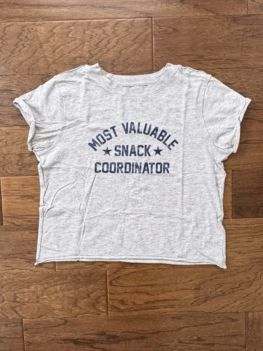 NWOT Anthropologie Maeve Most Valuable Snack Coordinator Graphic T Shirt